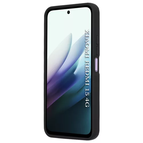 Techsuit - Glinth - Xiaomi Redmi 15 4G / Redmi 15 5G - Fekete