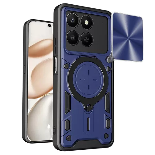 Techsuit - CamGuard Pro tok ütésálló tok - Honor 400 Smart 5G / 400 Smart 4G / X7d 4G - Kék