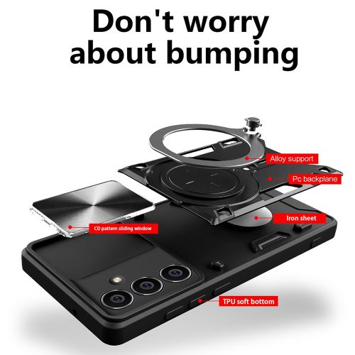 Techsuit - CamGuard Pro ütésálló tok - Honor 400 Smart 5G / 400 Smart 4G / X7d 4G - Lila