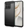 Techsuit - Carbon szilikon tok - Honor 400 Smart 5G / 400 Smart 4G / X7d 4G - Fekete