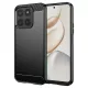 Techsuit - Carbon szilikon tok - Honor 400 Smart 5G / 400 Smart 4G / X7d 4G - Fekete