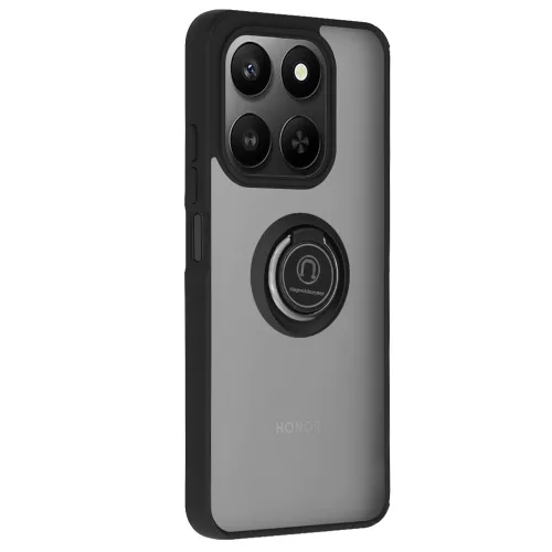 Techsuit - Glinth - Honor 400 Smart 5G / 400 Smart 4G / X7d 4G - Fekete
