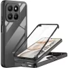 Techsuit - ColorVerse 360 tok kijelzővédővel - Honor 400 Smart 5G / 400 Smart 4G / X7d 4G - Fekete
