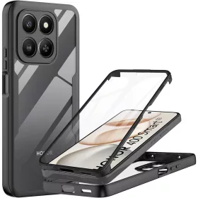   Techsuit - ColorVerse 360 tok kijelzővédővel - Honor 400 Smart 5G / 400 Smart 4G / X7d 4G - Fekete