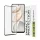 Techsuit - 111D Full Cover / Full Glue üvegfólia - Honor 400 Smart 5G / 400 Smart 4G / 200 Smart / 90 Smart /  X7d 4G / X7b 4G / X7b 5G / X7c - Fekete széllel