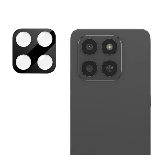 Techsuit - Full Camera - Kameravédő üvegfólia - Honor 400 Smart 5G / 400 Smart 4G / X7d 4G - Fekete