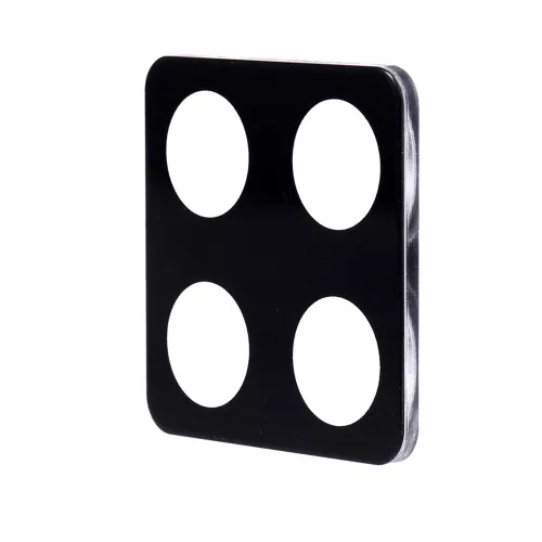 Techsuit - Full Camera - Kameravédő üvegfólia - Honor 400 Smart 5G / 400 Smart 4G / X7d 4G - Fekete