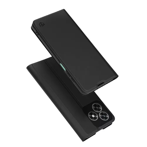 Techsuit - Magskin Book kinyitható tok - Honor X5c Plus - Fekete