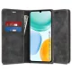 Techsuit - Confy Cover kinyitható tok - Honor X5c Plus - Fekete
