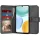 Techsuit - Diary Book kinyitható tok - Honor X5c Plus - Fekete