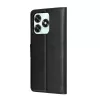 Techsuit - Leather Folio kinyitható tok - Honor X5c Plus - Fekete