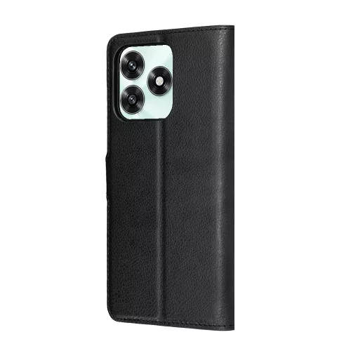 Techsuit - Leather Folio kinyitható tok - Honor X5c Plus - Fekete
