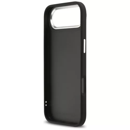 Karl Lagerfeld - FW Grained Karl & Choupette Heads Pins & Logo (KLHCP17MPSFDHPOK) - iPhone 17 Air - Black