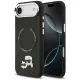 Karl Lagerfeld - Leather Karl & Choupette Pins MagSafe (KLHMP17MPSMLRKCK) - iPhone 17 Air - Black
