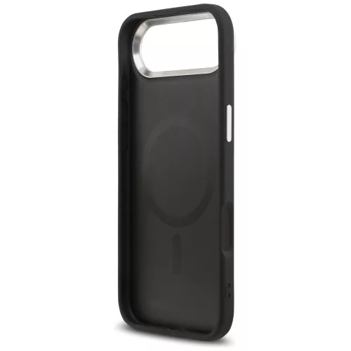 Karl Lagerfeld - Leather Karl & Choupette Pins MagSafe (KLHMP17MPSMLRKCK) - iPhone 17 Air - Black