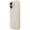 Guess - Keménytok Háromszög Logó MagSafe (GUHMP17SPSDTSCME) - iPhone 17 - Bézs