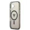 Guess - IML Átmenetes Háromszög Logó MagSafe (GUHMP17SHGTMLCGK) - iPhone 17 - Fekete
