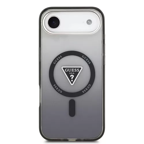 Guess - IML Átmenetes Háromszög Logó MagSafe (GUHMP17MHGTMLCGK) - iPhone 17 Air - Fekete
