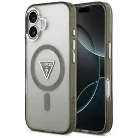   Guess - IML Átmenetes Háromszög Logó MagSafe (GUHMP17SHGTMLCGA) - iPhone 17 - Khaki