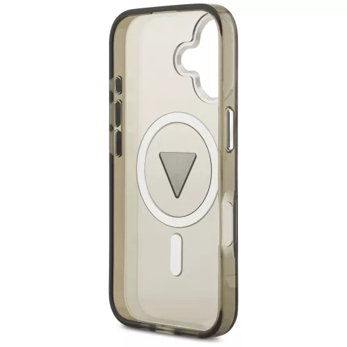 Guess - IML Átmenetes Háromszög Logó MagSafe (GUHMP17SHGTMLCGA) - iPhone 17 - Khaki