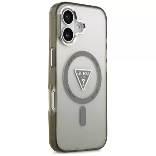 Guess - IML Átmenetes Háromszög Logó MagSafe (GUHMP17SHGTMLCGA) - iPhone 17 - Khaki