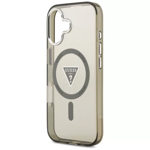 Guess - IML Átmenetes Háromszög Logó MagSafe (GUHMP17SHGTMLCGA) - iPhone 17 - Khaki
