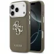 Guess - Keménytok Nagy 4G Klasszikus Logó (GUHCP17LPG4SMCEW) - iPhone 17 Pro - Barna