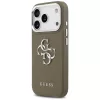 Guess - Keménytok Nagy 4G Klasszikus Logó (GUHCP17LPG4SMCEW) - iPhone 17 Pro - Barna