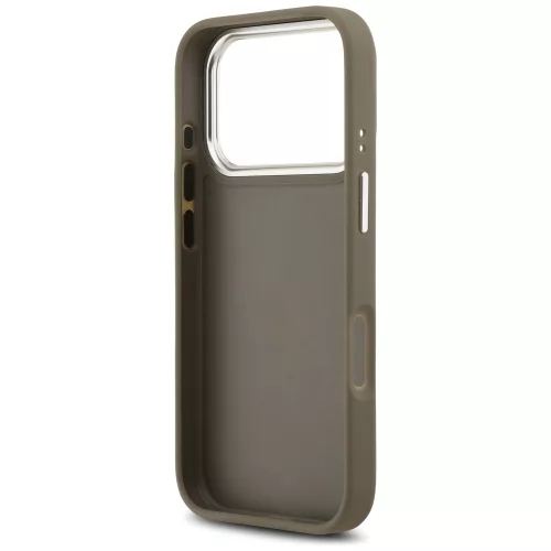 Guess - Keménytok Nagy 4G Klasszikus Logó (GUHCP17LPG4SMCEW) - iPhone 17 Pro - Barna