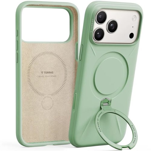 Torras - QPRO Silicone Series - iPhone 17 Pro - Matcha Green