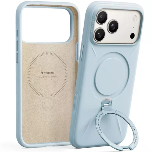 Torras - QPRO Silicone Series - iPhone 17 Pro - Baby Blue