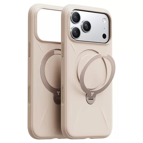 Torras - QPRO Silicone Series - iPhone 17 Pro - Dessert Gold