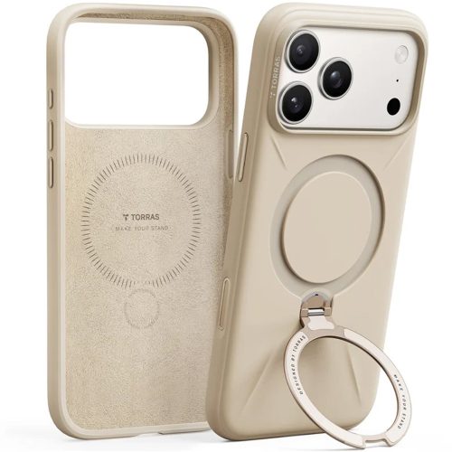Torras - QPRO Silicone Series - iPhone 17 Pro - Dessert Gold