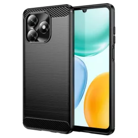Techsuit - Carbon szilikon tok - Honor X5c Plus - Fekete
