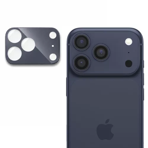 Techsuit - Full Camera - Kameravédő üvegfólia - iPhone 17 Pro - Sötétkék