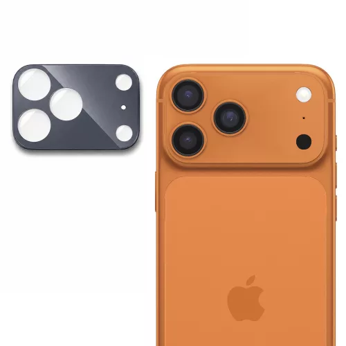 Techsuit - Full Camera - Kameravédő üvegfólia - iPhone 17 Pro Max - Sötétkék