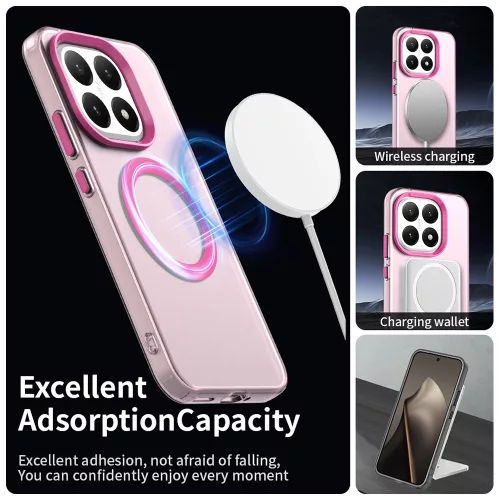 Techsuit - CandyCase MagSafe tok - Xiaomi 15T - Rózsaszín