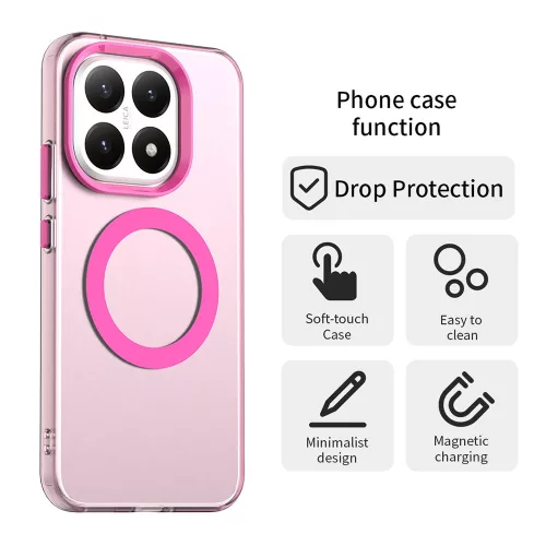 Techsuit - CandyCase MagSafe tok - Xiaomi 15T - Rózsaszín