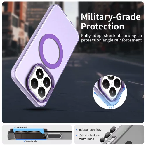 Techsuit - CandyCase MagSafe tok - Xiaomi 15T - Lila