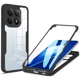   Techsuit - ColorVerse 360 tok kijelzővédővel - Xiaomi 17 - Fekete
