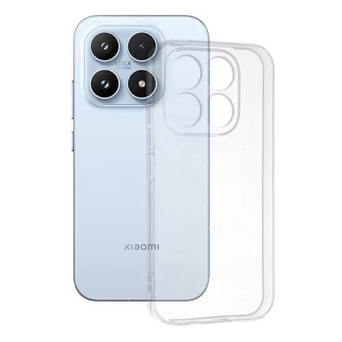 Techsuit - Clear Silicone tok - Xiaomi 17 - Átlátszó