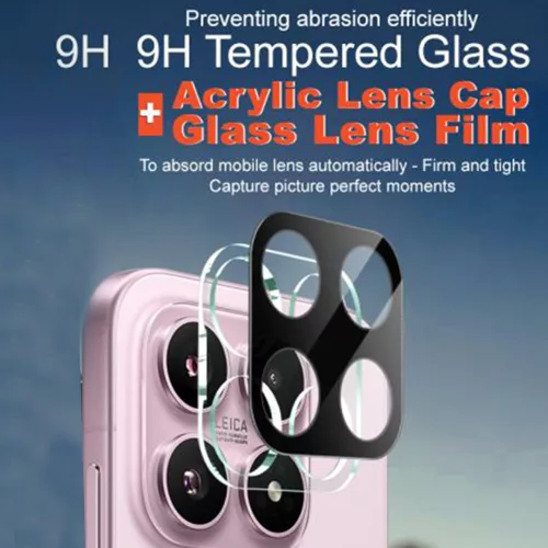 Techsuit - Full Camera - Kameravédő üvegfólia - Xiaomi 17 - Fekete