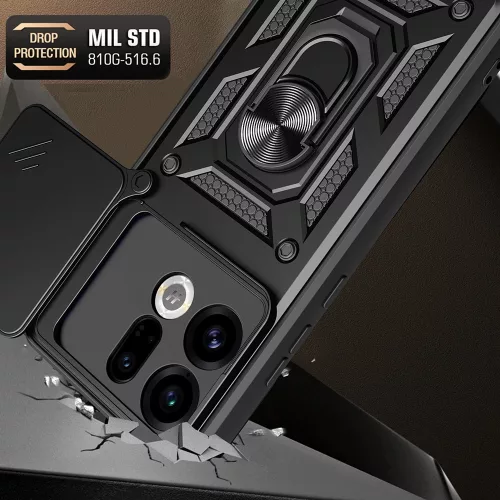 Techsuit - CamShield ütésálló tok - Oppo Find X9 - Fekete