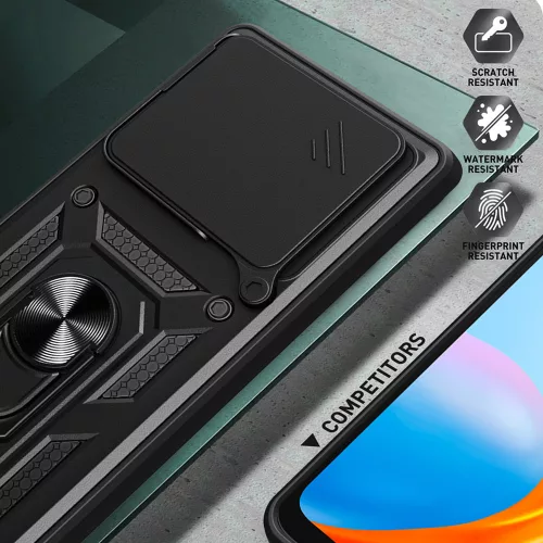 Techsuit - CamShield ütésálló tok - Oppo Find X9 - Fekete
