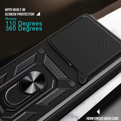 Techsuit - CamShield ütésálló tok - Oppo Find X9 - Fekete
