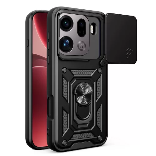 Techsuit - CamShield ütésálló tok - Oppo Find X9 Pro - Fekete