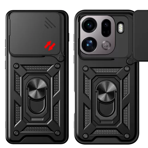 Techsuit - CamShield ütésálló tok - Oppo Find X9 Pro - Fekete
