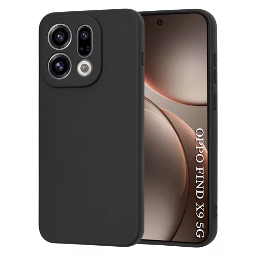 Techsuit - SoftFlex szilikon tok - Oppo Find X9 - Fekete