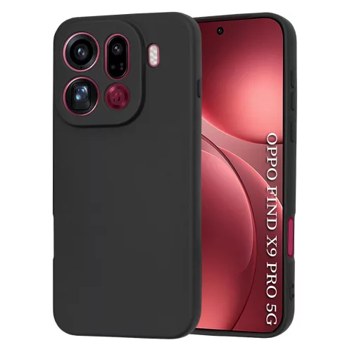 Techsuit - SoftFlex szilikon tok - Oppo Find X9 Pro - Fekete