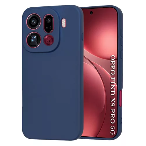 Techsuit - SoftFlex szilikon tok - Oppo Find X9 Pro - Sötétkék